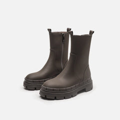 Luxury Platform Winter Boots Women Chunky Sole Warm Casual Elegant Fashion Shoes