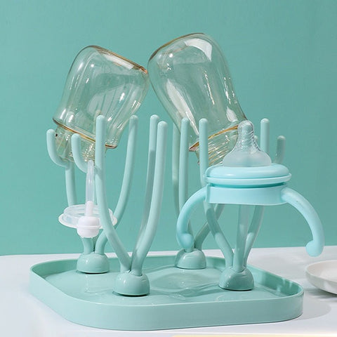 Baby Bottle Drying Rack Removable Holder Stand Organizer Newborn Feeding Accessory Kitchen