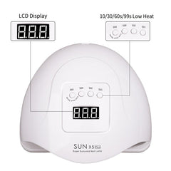 LED UV Nail Gel Lamp Curing Dryer Nail Art Machine Professional Manicure Tool Gift