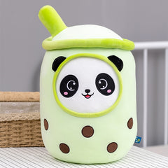 Boba Milk Tea Plush Pillow Stuffed Toy Kids Adults Cute Soft Comfort Home Decor Gift