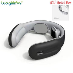 Electric Neck Massager Pain Relief Tool Portable Rechargeable Home Office Wellness Gift