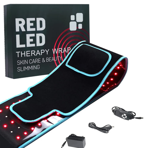 LED Infrared Light Therapy Belt 850nm 660nm Back Pain Relief Wrap Fat Burning Wellness