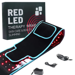 Infrared LED Light Therapy Belt 850nm 660nm Back Pain Relief Wrap Fat-Burning Belt