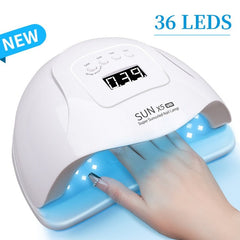 LED UV Nail Gel Lamp Curing Dryer Nail Art Machine Professional Manicure Tool Gift