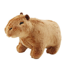 Capybara Plush Toy Kids Simulation Fluffy Soft Stuffed Animal Doll Adults Home Decor Gift