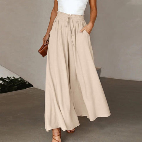Wide Leg Pants Women Elegant Loose Casual Comfortable Everyday Spring Summer Fashion Trousers