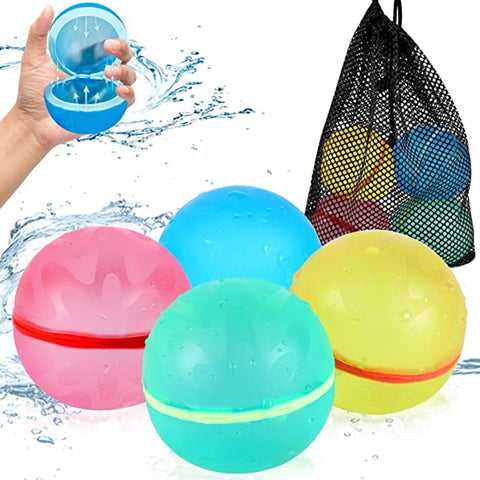 Reusable Water Balloons Silicone Kids Adults Water Bomb Games Outdoor Summer Play Gift Set