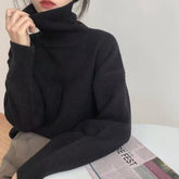 Cashmere Elegant Turtle Neck Sweater