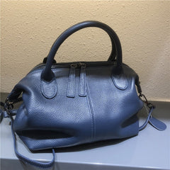 Genuine Leather Handbag Women Soft Real Leather Ladies Elegant Casual Fashion Purse