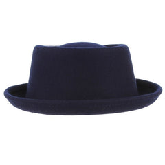 Wool Fedora Hat Women Curved Brim Dress Elegant Casual Autumn Winter Fashion Accessory