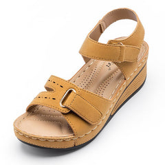Wedge Heel Sandals Women Cute Velcro Casual Comfortable Summer Beach Vacation Fashion Shoes