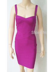 Bandage Mini Dress Women Thin Strap Above Knee Elegant Bodycon Party Club Fashion Dress
