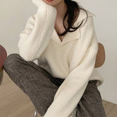 New Knitted Sweater Long Sleeve Cashmere Pullover