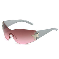 Y2K Sporty Sunglasses Women Casual UV400 Shades Retro Everyday Fashion Eyewear