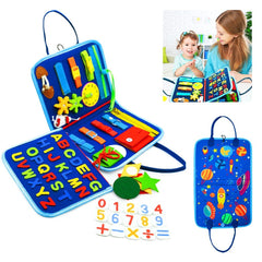 Montessori Early Learning Educational Toy Busy Board Kids Sensory Development Activity Gift