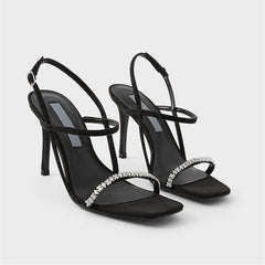 Open Toe Stiletto High Heel Sandals Women Classy Elegant Party Casual Fashion Shoes