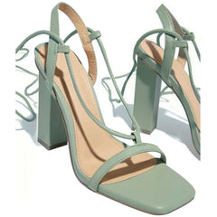 Women Fashion Open Toe Ankle Strap Shoes Wedge Heels