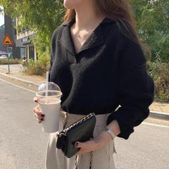 New Knitted Sweater Long Sleeve Cashmere Pullover