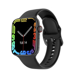 Smart Watch Unisex Wireless Charging Fitness Tracker Heart Rate Casual Fashion Accessory