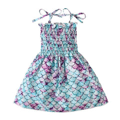 Girls Toddler Dress Casual Sleeveless Princess Summer Dress