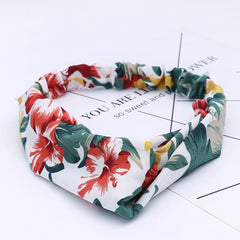 Boho Print Headband Women Girls Vintage Hair Band Casual Everyday Fashion Accessory