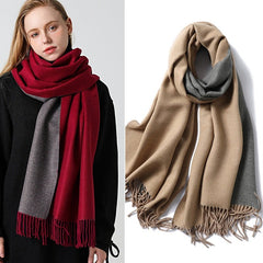 Cashmere Scarf Women Warm Shawl Wrap Soft Elegant Winter Casual Fashion Accessory