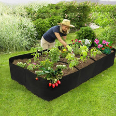 Felt Grow Bag Square Planting Container Indoor Outdoor Garden Plant Vegetable Fruit Accessory