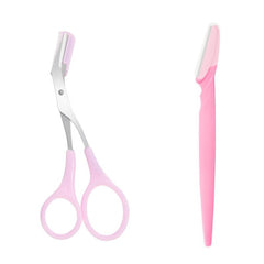 Eyebrow Trimmer Scissors Comb Beauty Grooming Tool Precise Shaping Personal Care Accessory