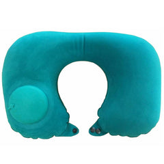 Inflatable Footrest Travel Resting Pillow Foot Stool, 3 Adjustable Heights Airplane Train Home
