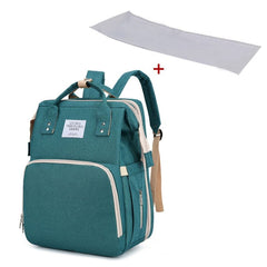 Diaper Bag Backpack Expandable Portable Folding Travel Bassinet Baby Bed Large Capacity Gift