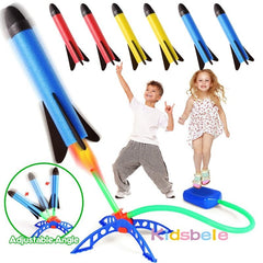Air Rocket Launcher Toy Kids Foot Stomp Outdoor Activity Game Educational Fun Gift Boys Girls