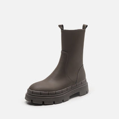 Luxury Platform Winter Boots Women Chunky Sole Warm Casual Elegant Fashion Shoes