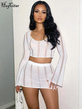 2 Piece skirt Set white
