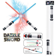 LED Lightsaber Toy Kids Light Sword Sound Effects Color Changing Outdoor Play Gift