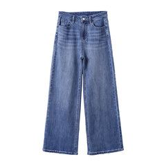Straight Leg Jeans Women Vintage Business Casual Comfortable Everyday Fashion Trousers