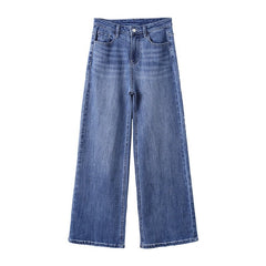 Straight Leg Jeans Women Vintage Business Casual Comfortable Everyday Fashion Trousers