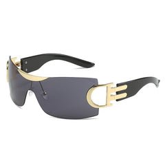 Y2K Sporty Sunglasses Women Casual UV400 Shades Retro Everyday Fashion Eyewear