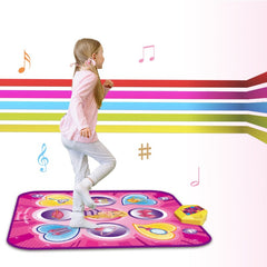 Electronic Dance Mat Girls Music Dancing Pad Interactive Learning Educational Toy Gift