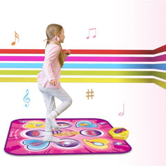Electronic Dance Mat Girls Music Dancing Pad Interactive Learning Educational Toy Gift
