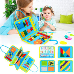 Montessori Early Learning Educational Toy Busy Board Kids Sensory Development Activity Gift