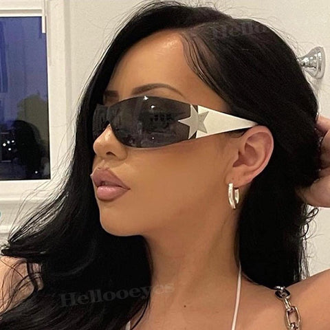 Y2K Sporty Sunglasses Women Casual UV400 Shades Retro Everyday Fashion Eyewear