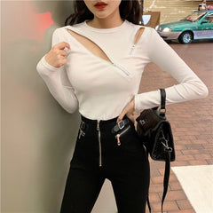 Ribbed O-Neck Knit Pullover Sweater Women Slim Fit Casual Office Everyday Autumn Winter Fashion