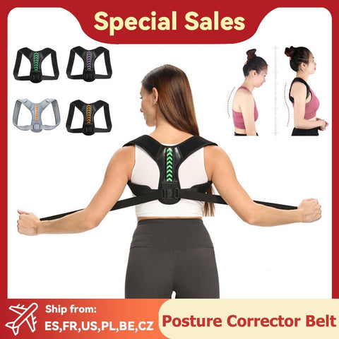 Posture Corrector Women Adjustable Back Support Shoulder Brace Comfort Health Accessory