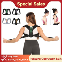 Posture Corrector Women Adjustable Back Support Shoulder Brace Comfort Health Accessory