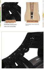 Platform Wedge Sandals Women Fish Mouth Hollow Out Casual Elegant Summer Beach Fashion Shoes