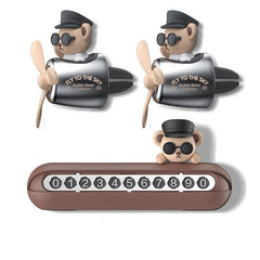 Teddy Bear Car Air Freshener Cute Hanging Fragrance Auto Interior Accessory Gift
