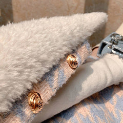 High Waist Single Breasted Skirt Suit Women Elegant Office Casual Autumn Winter Fashion