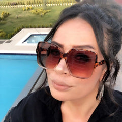 Leopard Brown Oversized Sunglasses