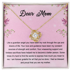 Mom Pendant Necklace Women Birthday Christmas Mother's Day Gift From Daughter Son Jewelry