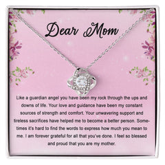 Mom Pendant Necklace Women Birthday Christmas Mother's Day Gift From Daughter Son Jewelry